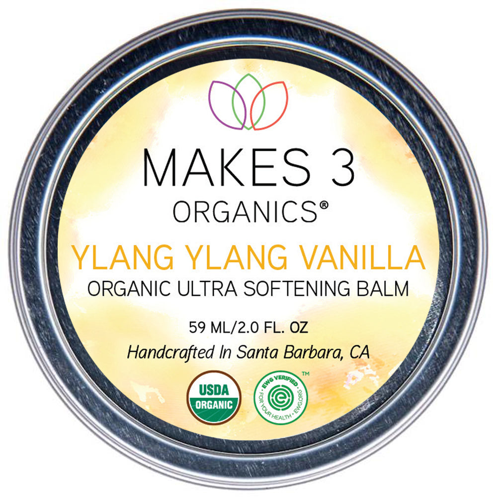 Organic Ylang Ylang Vanilla Hand Balm 2.0 oz. Tin