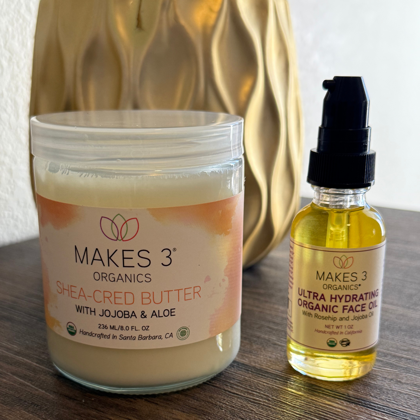 Organic Shea-Cred Shea Butter & Ultra Hydrating Face Oil Bundle