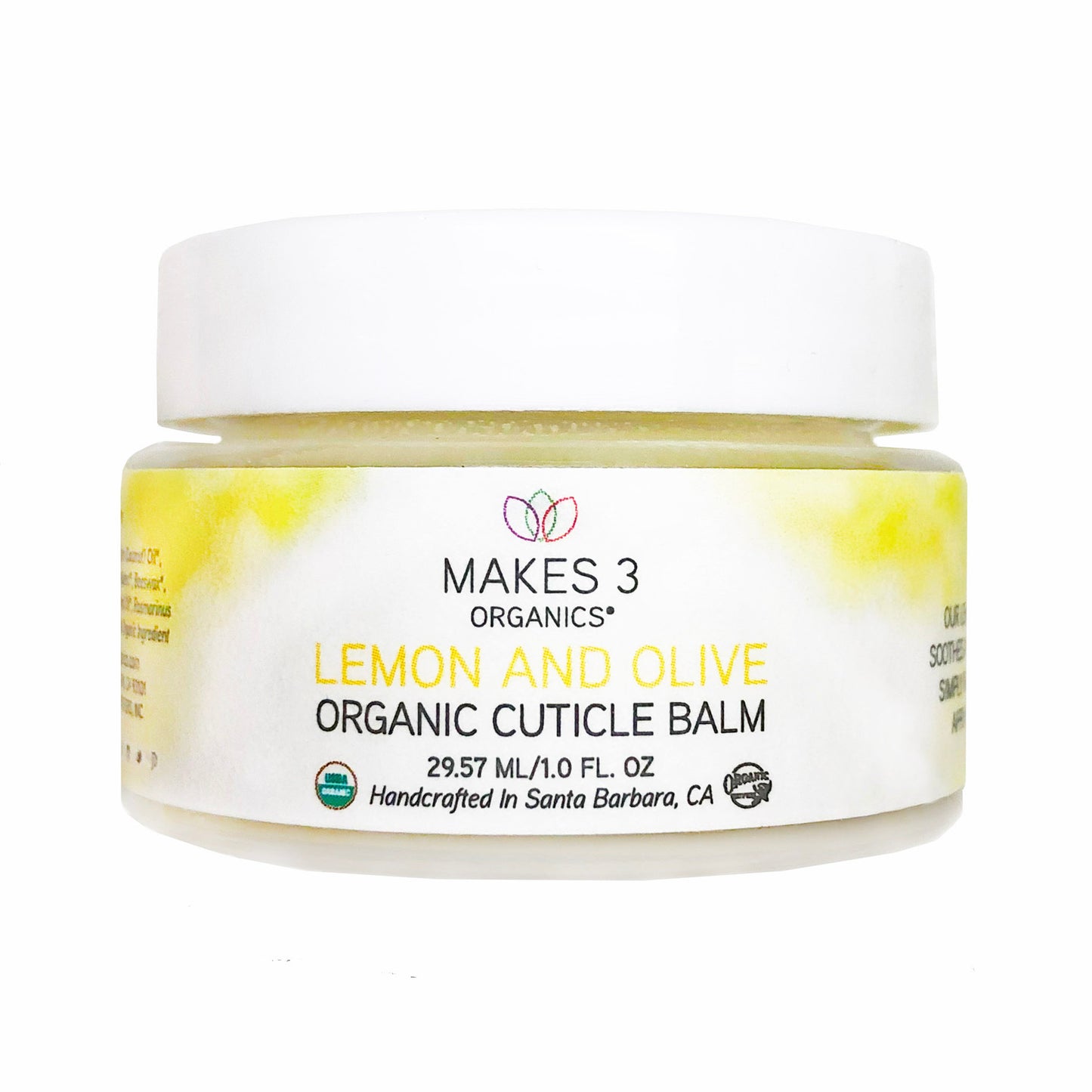 Organic Lemon and Olive Cuticle Balm 1.0 oz