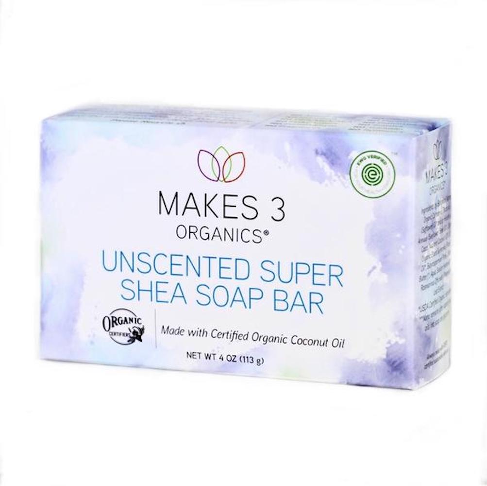 Unscented Super Shea Bar Soap 4 oz.